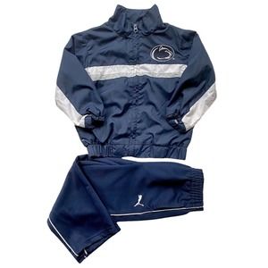 PENN STATE Nittany Lions Puma Kid Sports PSU NCAA Windbreaker Track Suit Set 3T